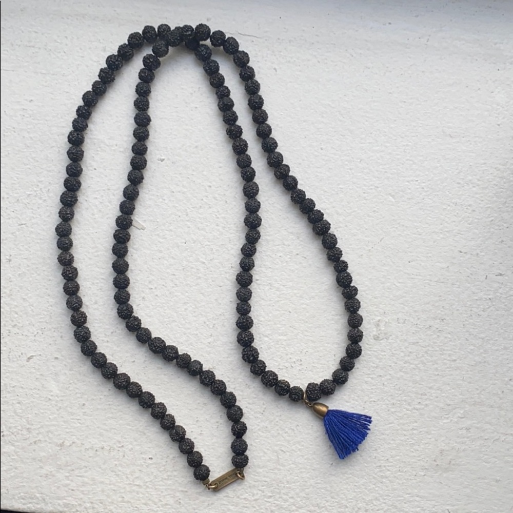 Isabel Marant Textured Bead Tassel Necklace - Picture 6 of 14